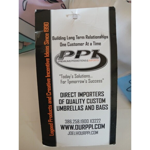 Ppi Peanuts Comic Strip Character Umbrella/ New/33in Wood Handle RARE - Picture 14 of 16